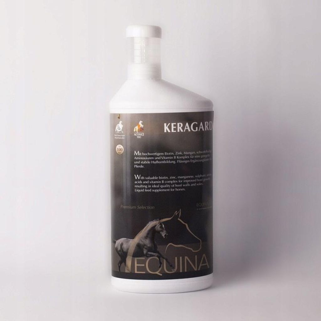 Nuba Keragard Ergänzungsfutter Pferd flüssig 1000 ml mit Produktbild 