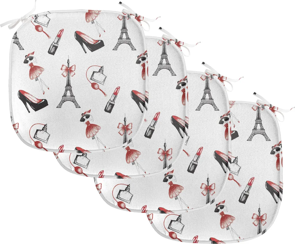 Set 4 Cuscini Cucina ABAKUHAUS Eiffel - Antimacchia e Lavabili 40x40