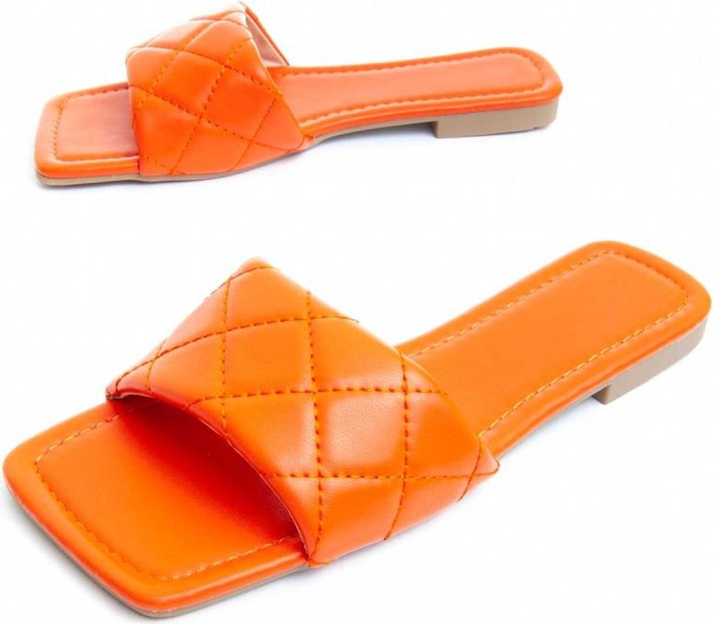 Montevita Flache Sandale Palanti Orange