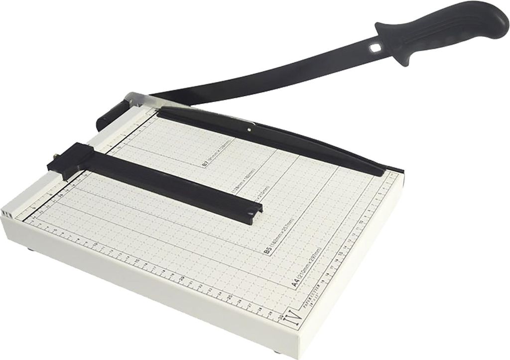 Manueller Papierschneider, robuste Stahlbasis, Stapeltrimmer, Slicer, Schneidebrett für Büro, Zuhause, Schule