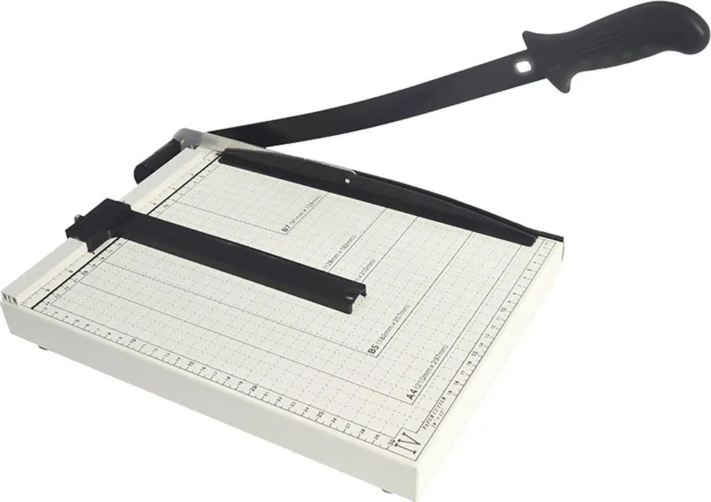 Massicot de bureau pour alignement parfait sans feuilles froissées