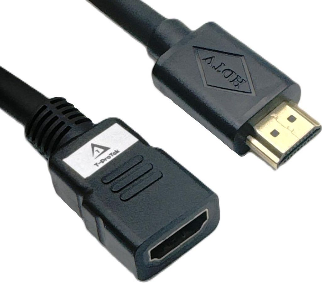 1,5 M HDMI Verlängerung 4K UHD Ethernet Kabel Verlängerungskabel Adapter