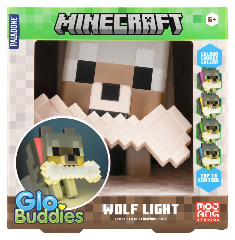 Lampe Minecraft Loup (LUP) GloBuddies Image du produit 