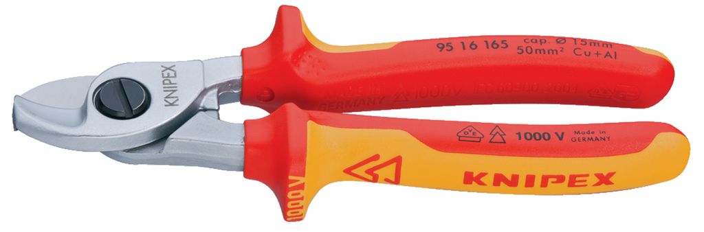 Cesoie per cavi isolati KNIPEX con impugnatura Immagine del prodotto 
