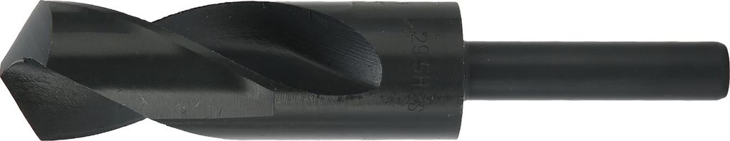 Spiralbohrer mit reduziertem Schaft, HSS-Schaft, schwarz, 1/2 Zoll (29,5 mm) Durchmesser