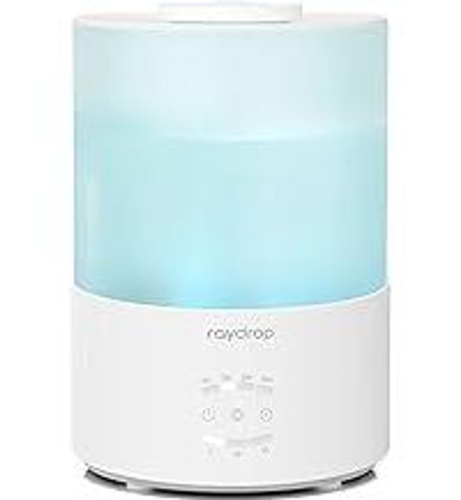 raydrop Luftbefeuchter Schlafzimmer 3L, Ultraschall Cool Mist Luftbefeuchter für große Räume & Zuhause, Top-Fill Humidifier für Baby & Pflanzen...