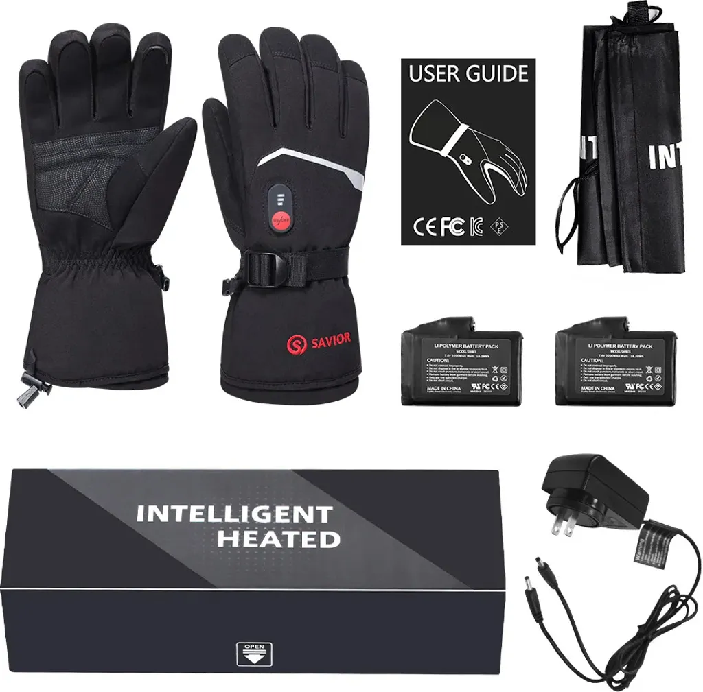 Guanti Riscaldati S66B XXL: Calore Infinito per Moto e Outdoor Invernale