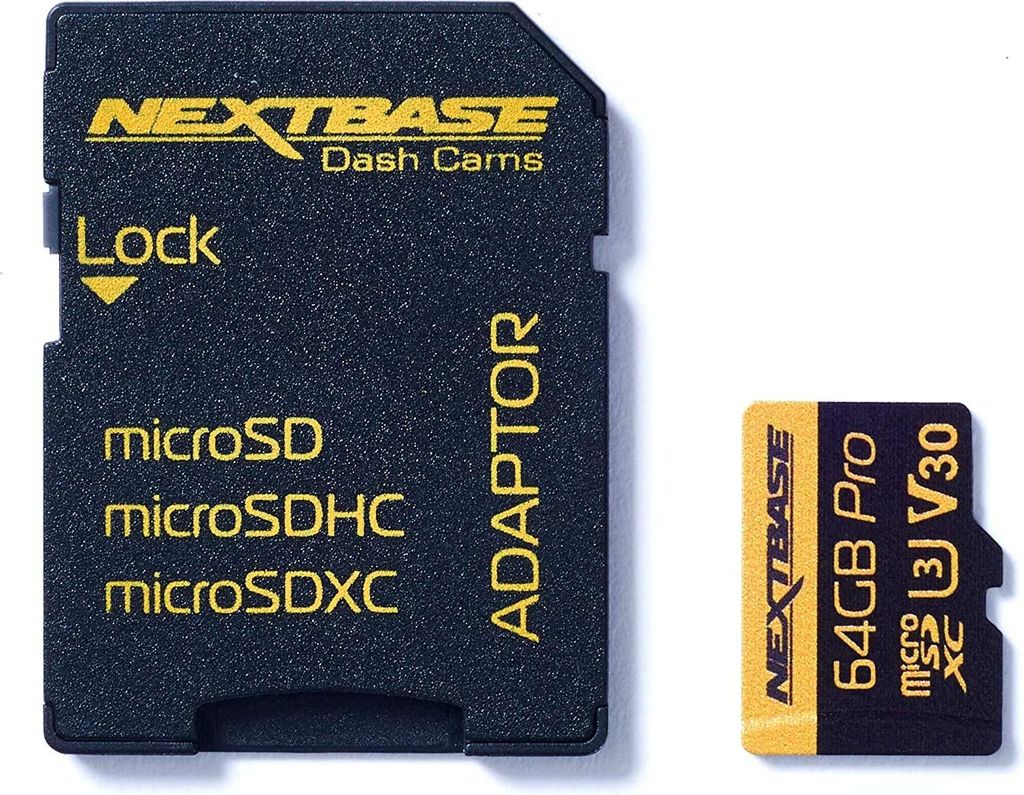 Carte mémoire Nextbase micro SDXC 64GB, Couleur:Noir Image du produit 