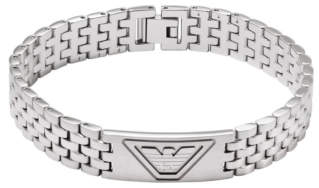 Emporio Armani EGS3126040 Herren Armband Edelstahl Silber Produktbild 