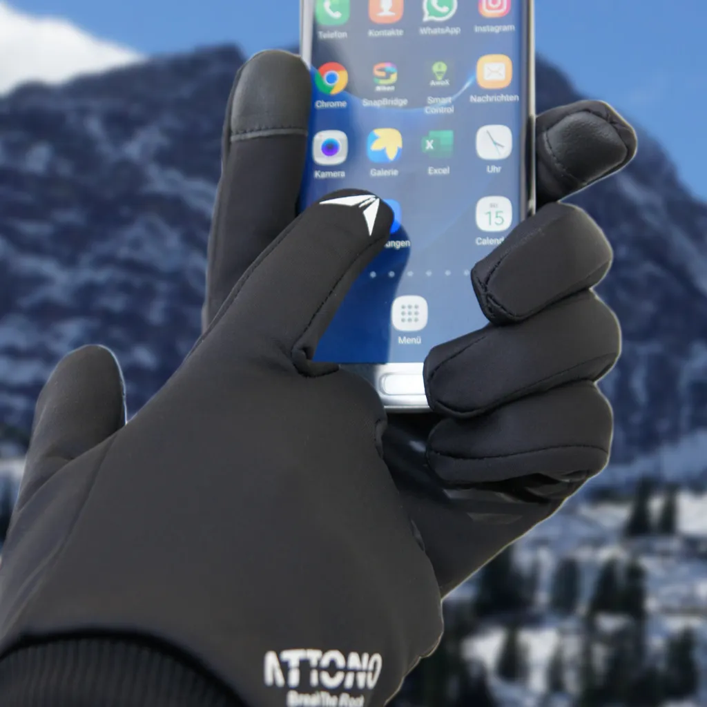 Offerta Guanti ATTONO Softshell Touchscreen: Bici e Sci al Miglior Prezzo - 2