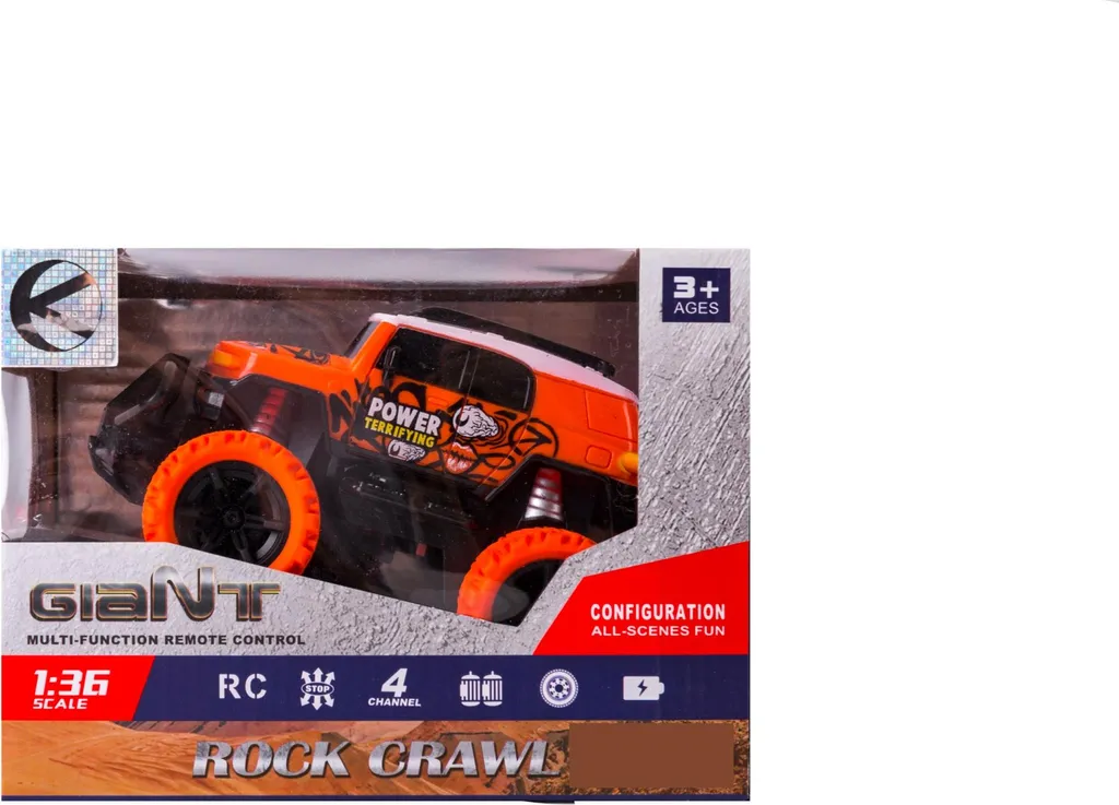 Véhicule Tout-Terrain Télécommandé - Jeu de Course Extérieur Fun Orange - 3