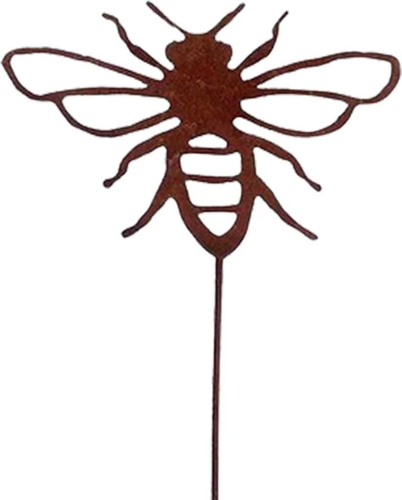 Rest Gartenstecker - Wunderschöne Bienen-Dekoration für den Außenbereich | Wetterfeste Weihnachtsdekoration für Garten, Terrasse, Balkon