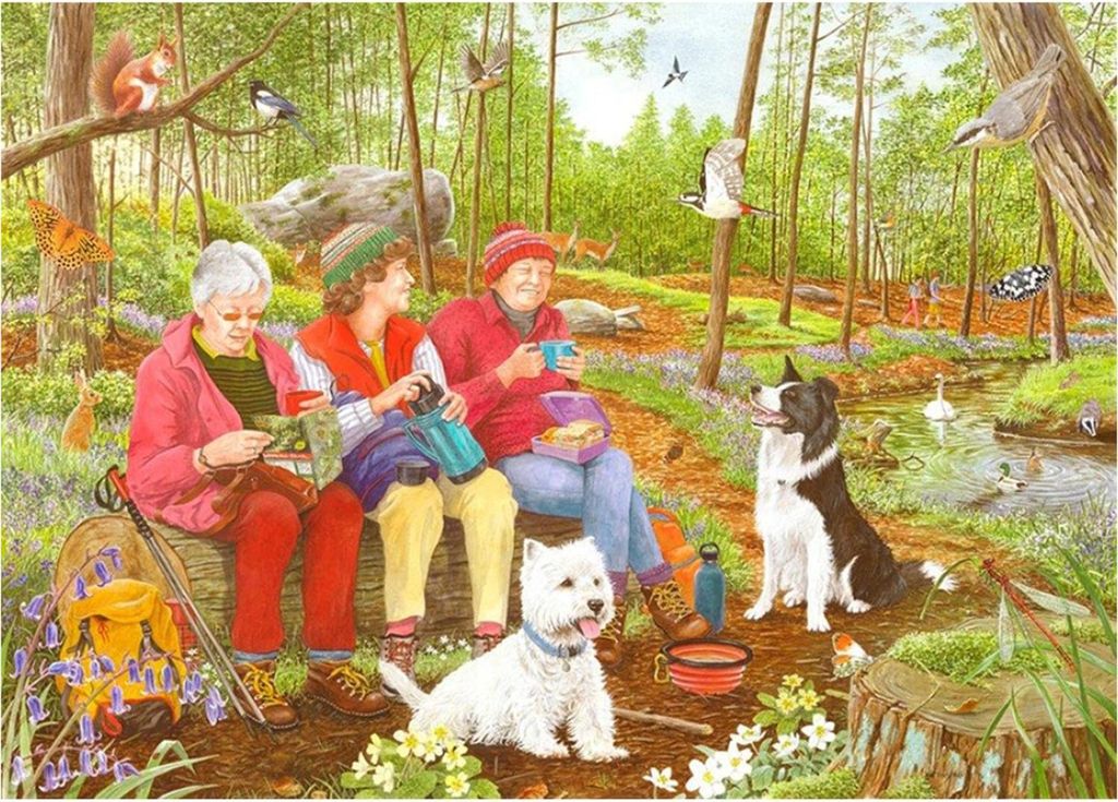 House of Puzzles Puzzle Time For a Cuppa 1000 Teile Erwachsene