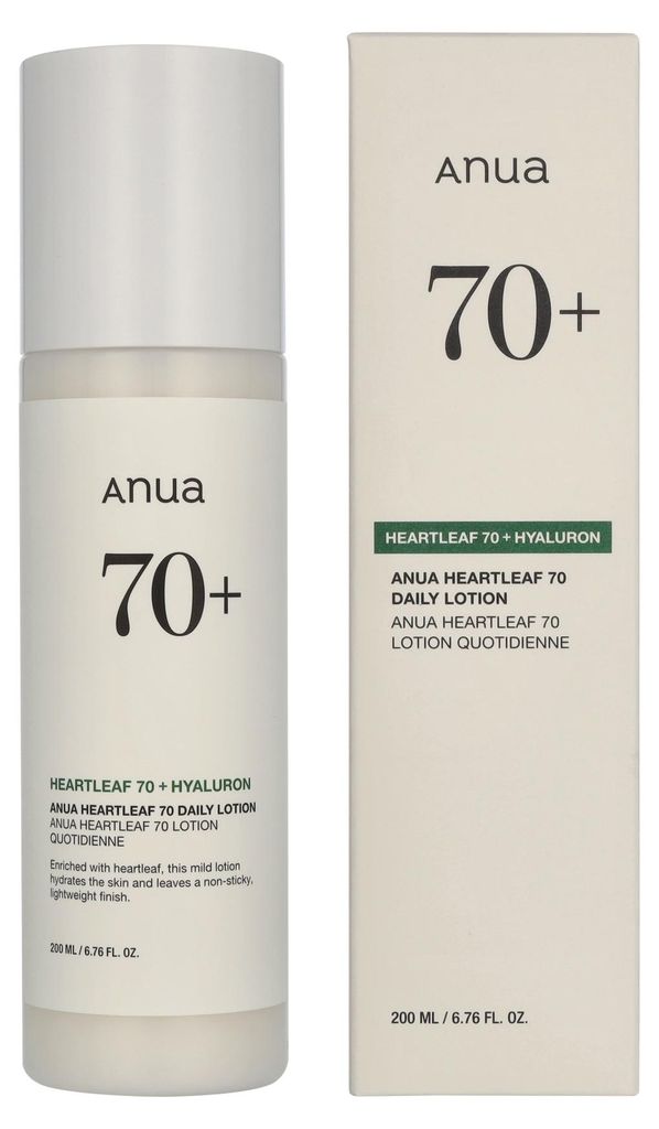 Anua Heartleaf 70 + Hyaluron Tages-Gesichtsmilch Daily Lotion 200 ml