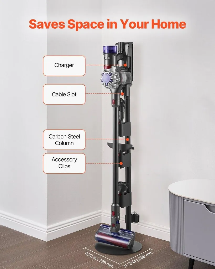 Support Dyson autoportant stable avec 4 patins de protection sol - 3