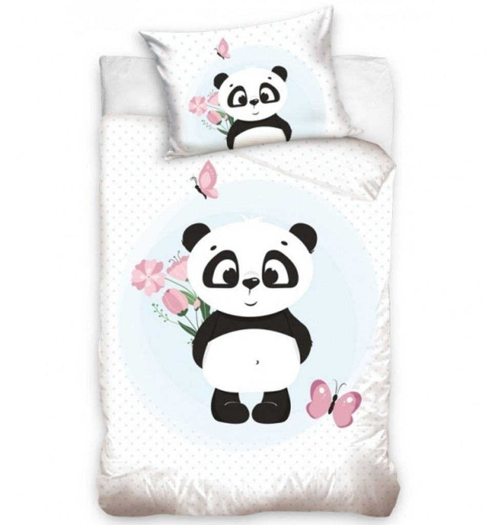 Pandabeer BABY Bettbezug - 90 x 120 cm - Baumwolle
