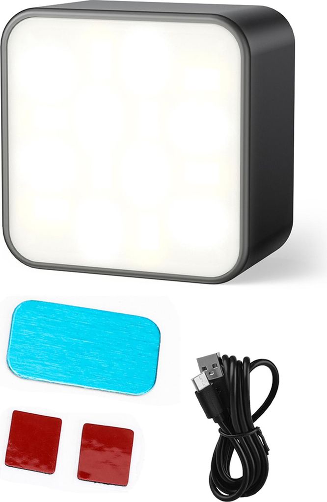 Magnetische LED-Videoleuchte Tragbare Fotografie Füllung Beleuchtung für Action Kamera Zubehör