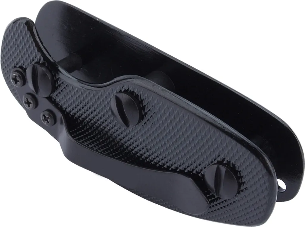 Organizzatore portachiavi in alluminio, portachiavi con clip, nero, pratico strumento per le tasche dei pantaloni e l' - 6