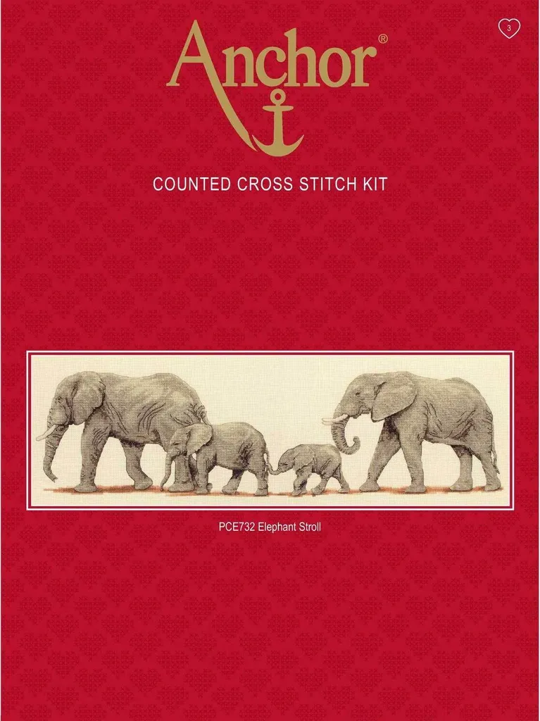 Réussir sa broderie point de croix facilement avec le kit Elefantenbummel