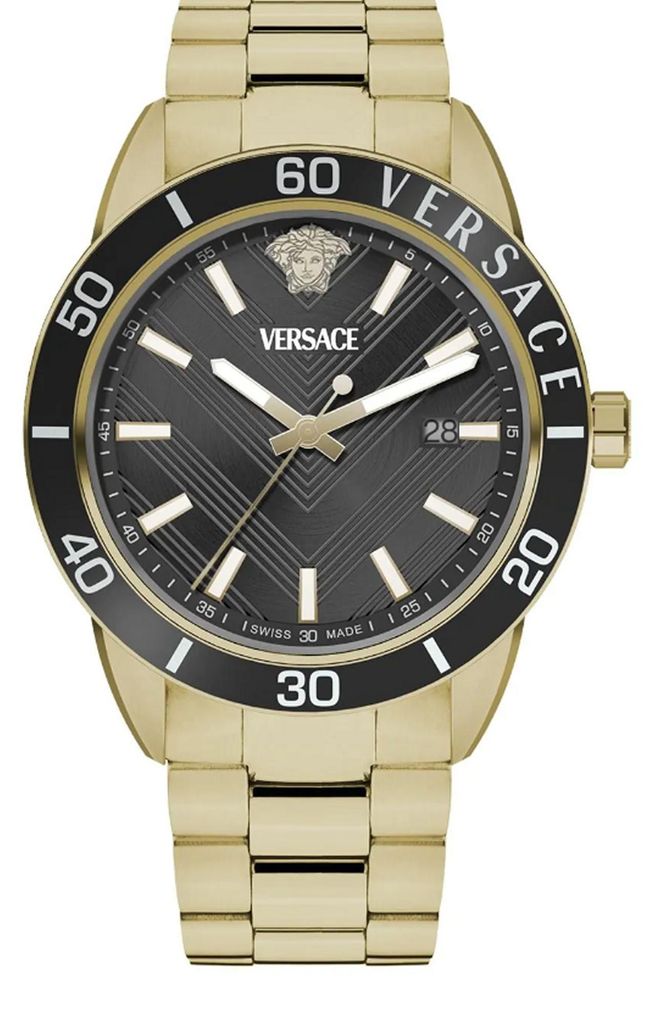 Versace Herren Uhr Armbanduhr GRECA URBAN VEYCA0724 Edelstahl