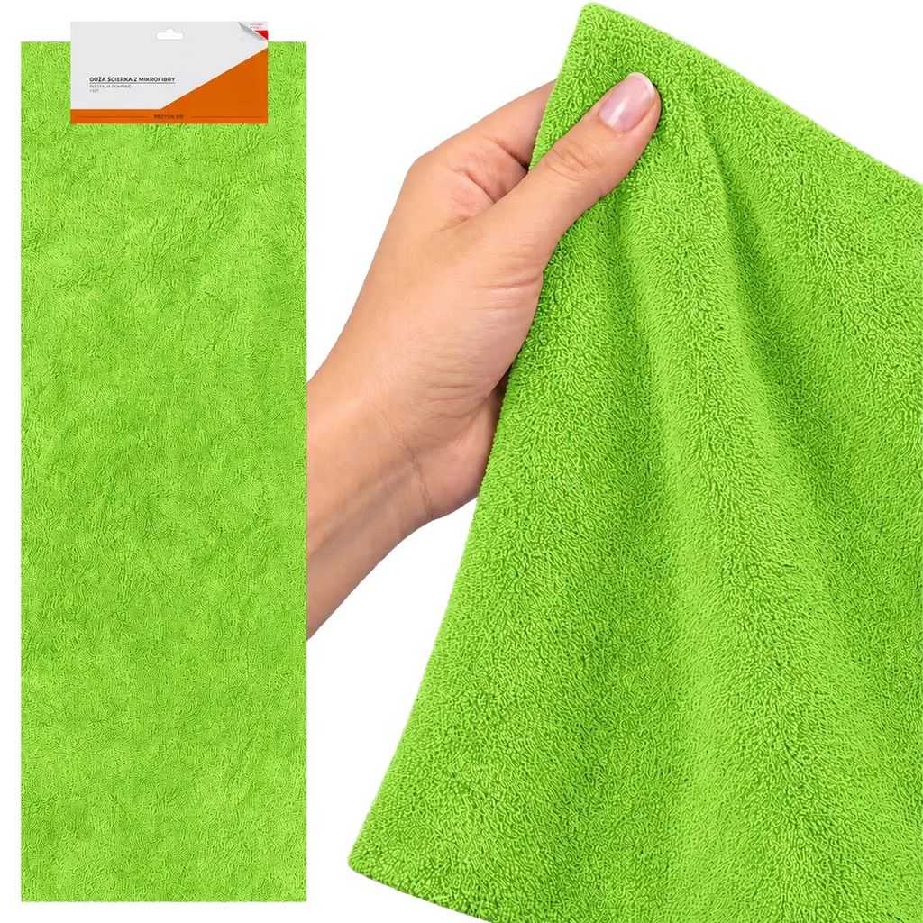 Utierka z mikrovlákna XL 60x40 cm zelená handrička na Obrázok produktu 