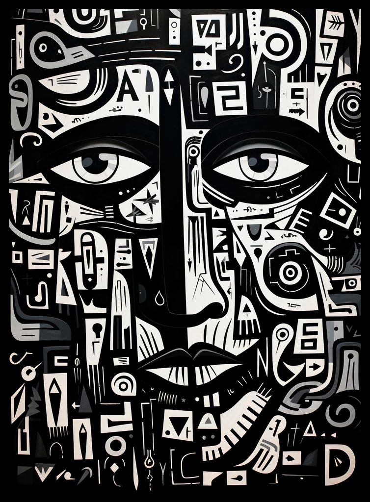 Plakat 40x55cm Labyrinth der Gedanken