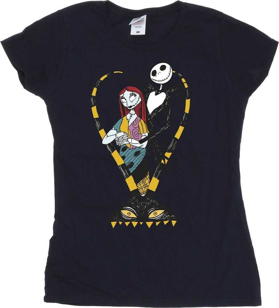 The Nightmare Before Christmas - T-Shirt für Damen BI35710 (S) (Marineblau)