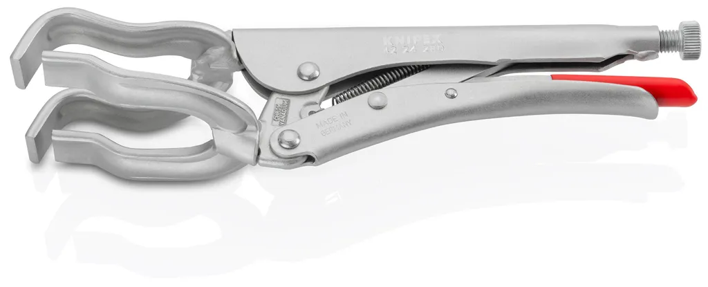 Pinza per saldatura L.280mm nichelata per materiale tondo o tubo Knipex