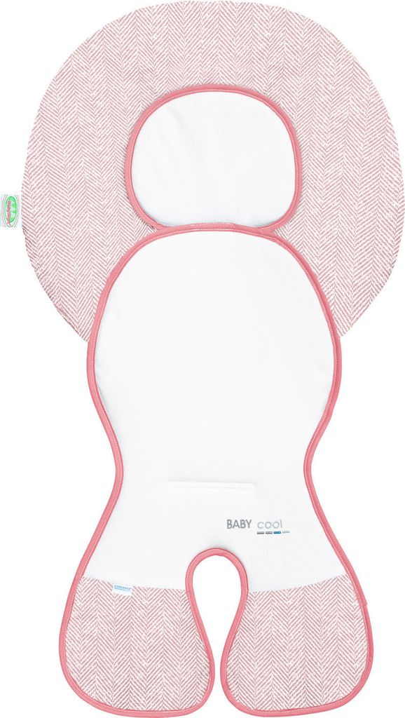 Odenwälder Babycool-Auflage new woven für Schalensitz Gruppe 0 candy pink