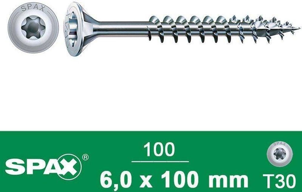 SPAX SeKo T-STAR+ 6,0x100/61 Wirox HP Produktbild 29
