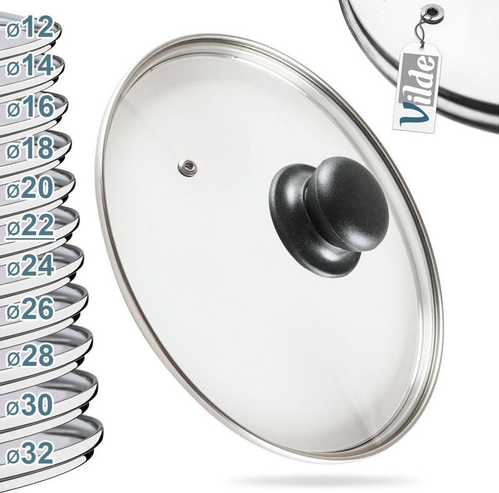 Coperchio Pentola vetro | Prezzi e offerte su Vilde Coperchio in vetro con anello in acciaio inox per pentola : Coperchio Pentola 14 : Coperchio 16 CmCoperchio Acciaio Cm 12 | Confronta prezzi