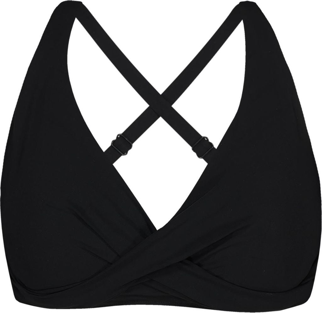 BARTS Solid Cross Halter Full Damen Bikini Top schwarz 44
