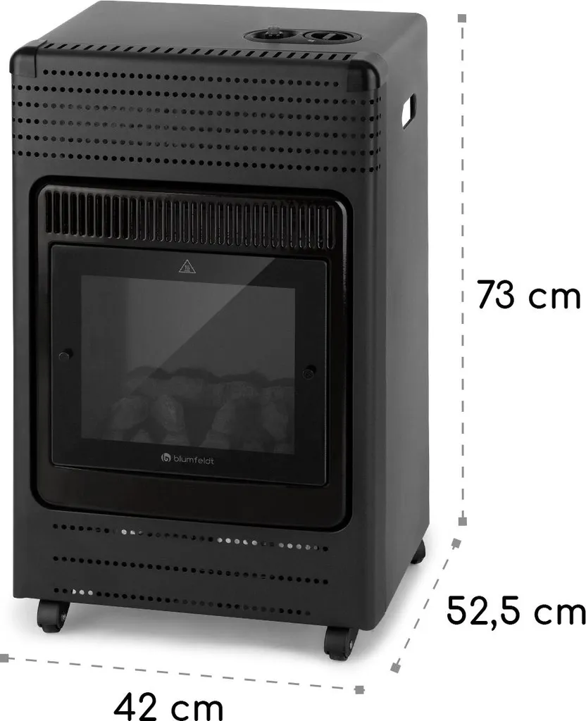 Radiateur Gaz de Salon Andora Flame 3,4 kW pour Chauffer 40m2 Rapidement - 8