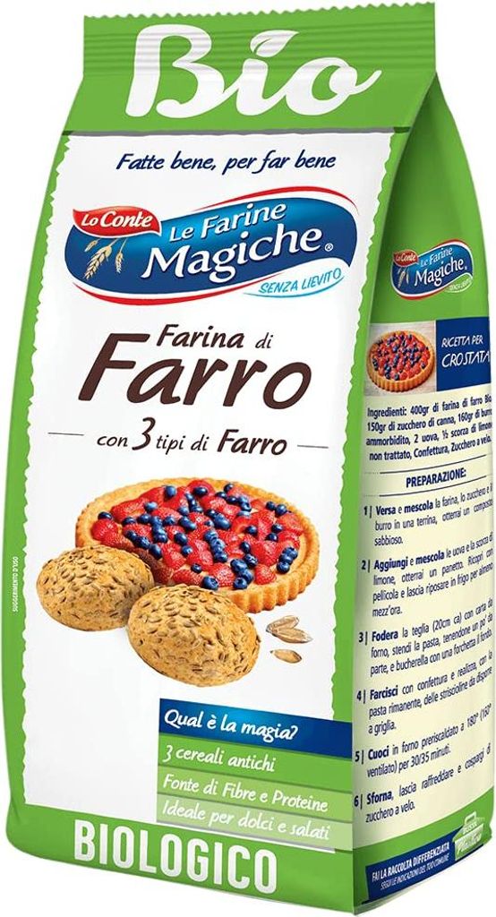 Lo Conte le farine magiche farina di farro Dinkelmehl 500g