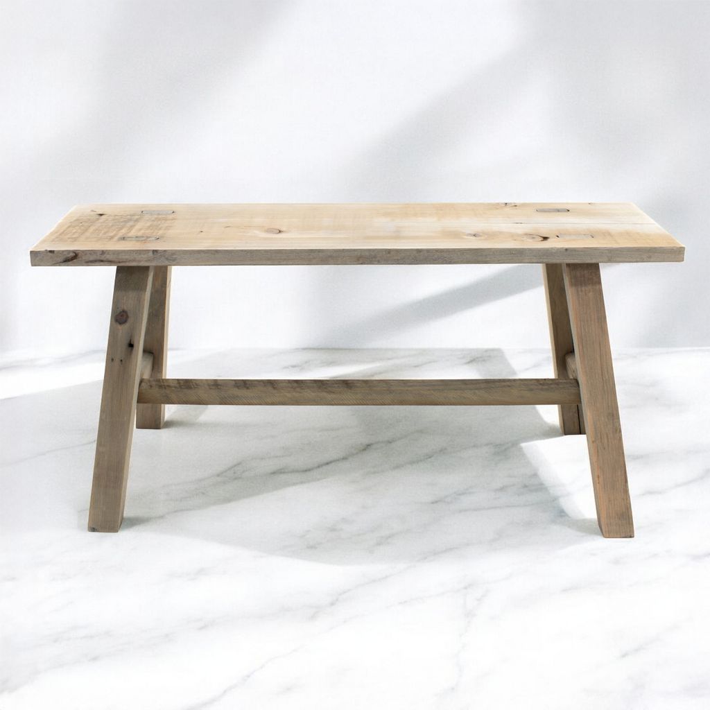 Deco lavička na kvety zo starého dreva - 58 cm - Malá Obrázok produktu 3
