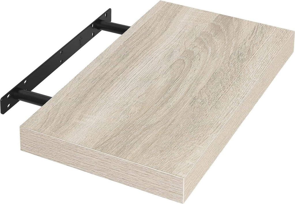 EUGAD 1er Set Wandregal Hängeregal Holz Board, Sonoma Produktbild 