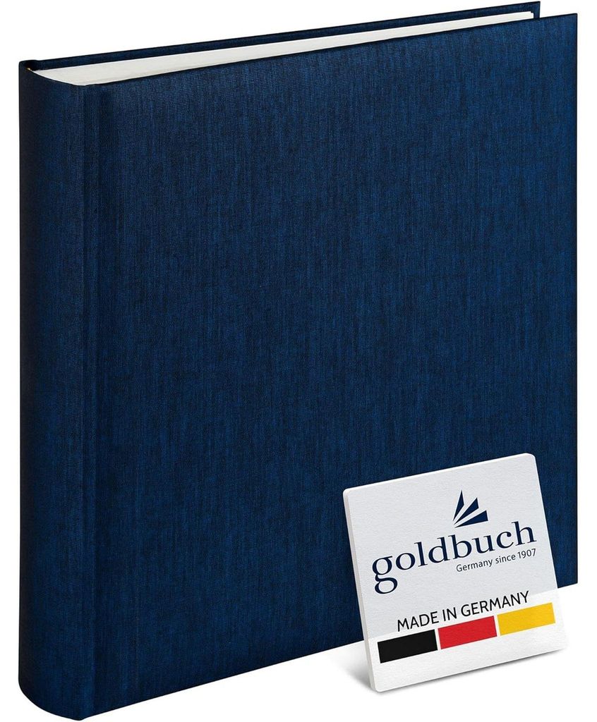 Goldbuch Summertime blau   30x31 100 weiße Seiten           Produktbild 