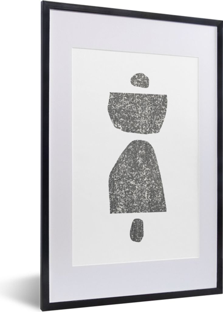 MuchoWow® Gerahmtes Poster Minimalismus - Abstrakt - Design Produktbild 