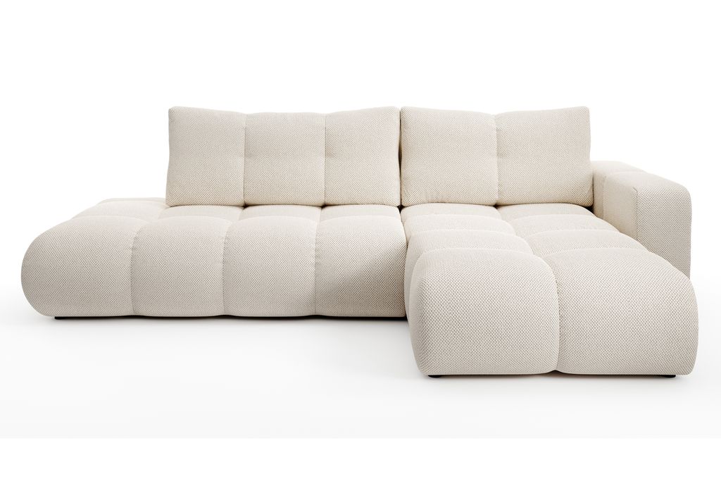 AX LIVING Ecksofa mit Schlaffunktion Beige – Hosio 288cm Produktbild 