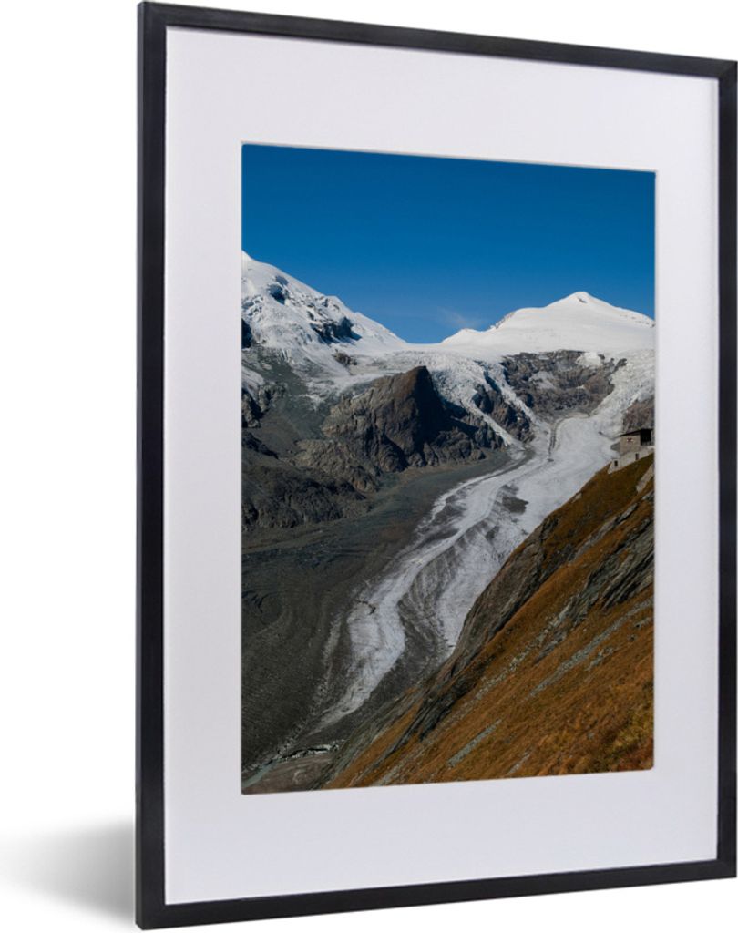 MuchoWow MuchoWow Gerahmtes Poster Die Straße in den österreichischen Alpen an der Großglockner Hochalpenstraße 30x40 cm - Poster mit zchwa...