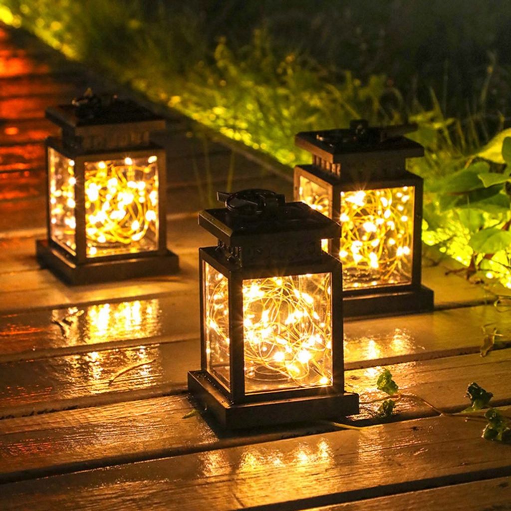 2er Set LED Dekoration Lampe Beleuchtung Außenbereich Garten Leuchte Farbwechsel 