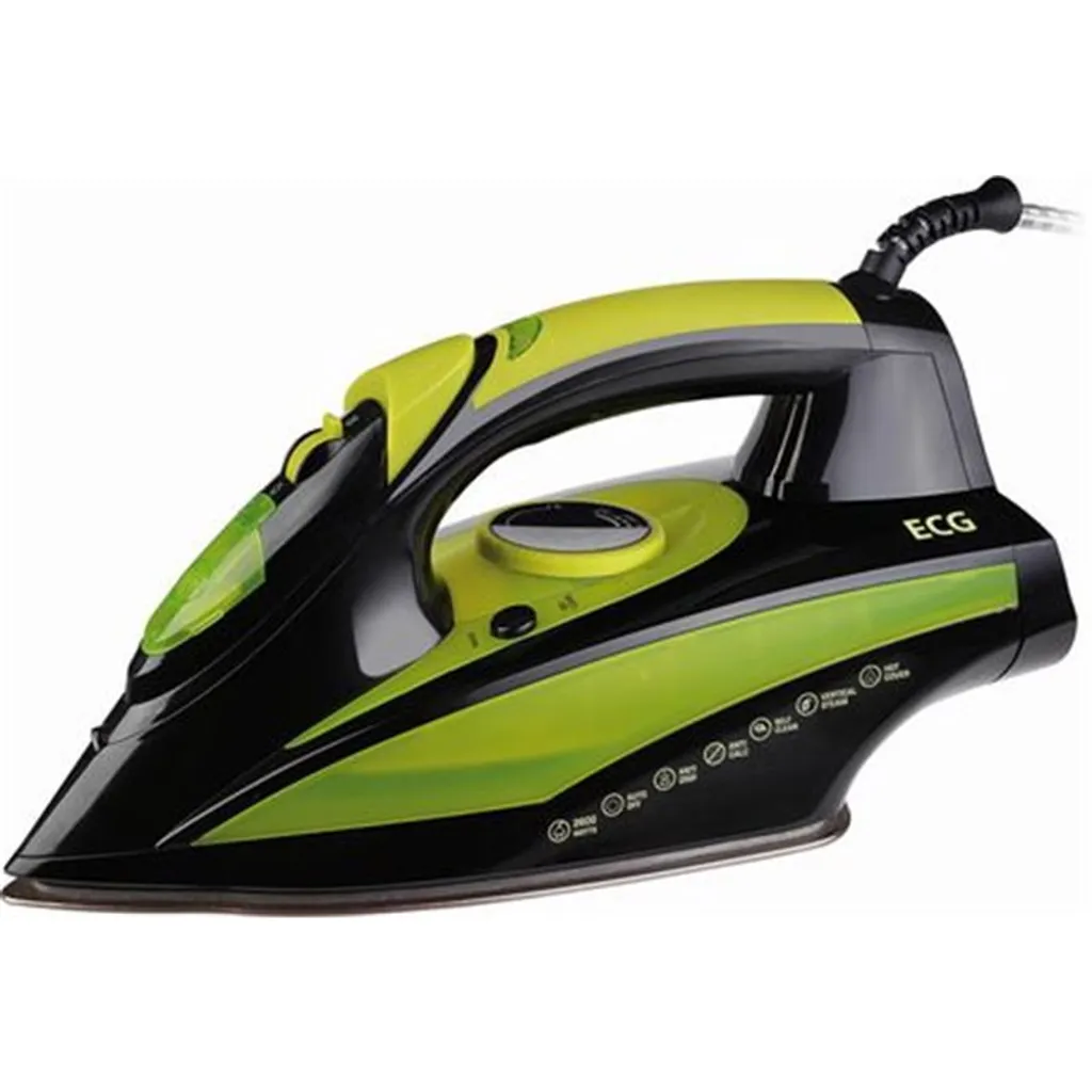 ECG NZ 280 autospegnimento | Ferro a vapore | 2600 W | ANTI-DRIP | ANTI-CALC | Superficie di stiratura in anodio