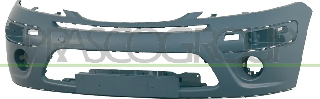 Pare-chocs avant PRASCO CI3221001 OE 7401EC en ABS Noir Prêt à Peindre