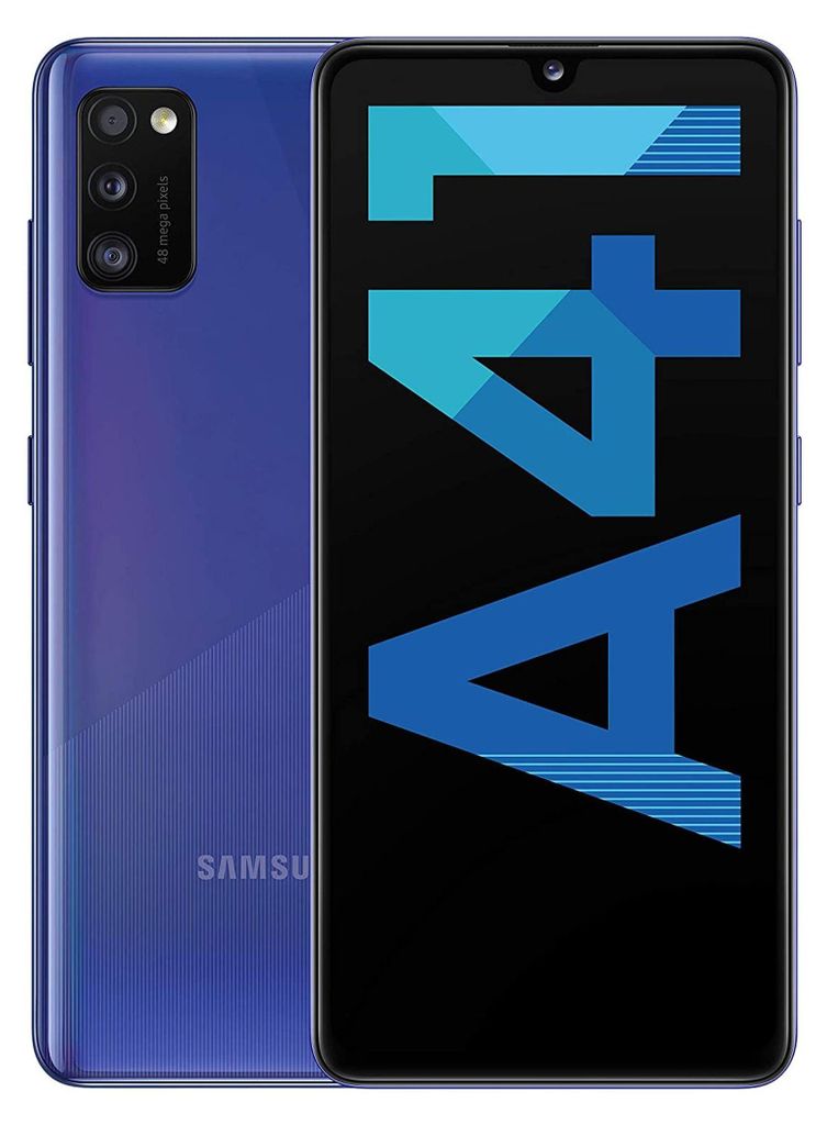Samsung Galaxy A41 64 GB Dual-Sim Prims Crush Blue Produktbild 