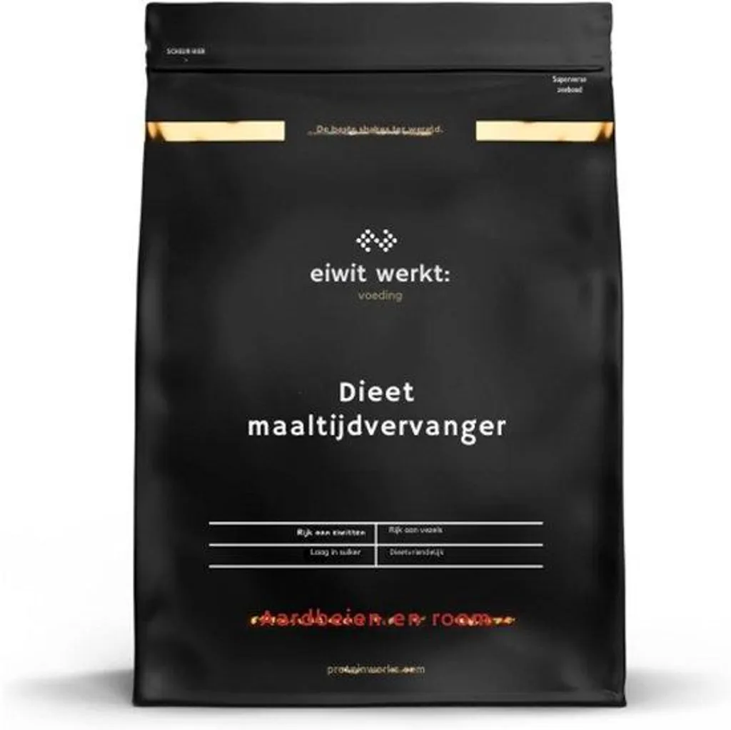 Substitut de repas anti-fatigue fraise crème alimentation saine 1kg