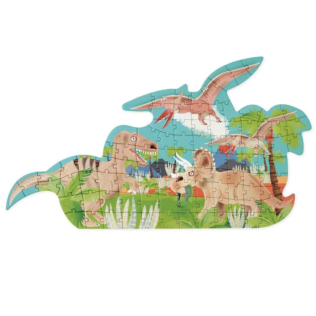 Puzzle 100 XL Dinosaures et Squelettes avec Pièces Géantes Résistantes