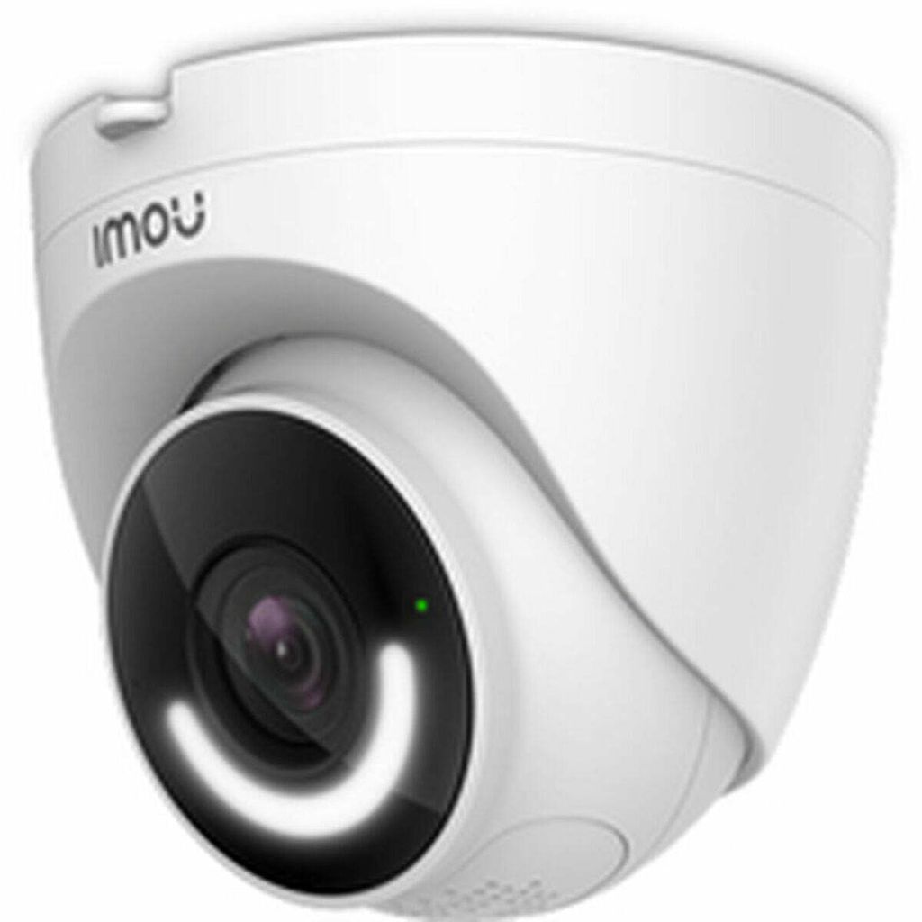 A white Imou turret network security camera is shown against a white background.