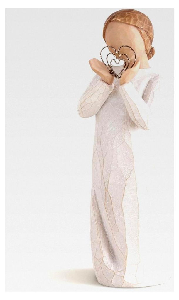 Willow Tree Lots Of Love Figur aus Harz 14 cm handbemalt mit Glitzer- & Drahtakzenten