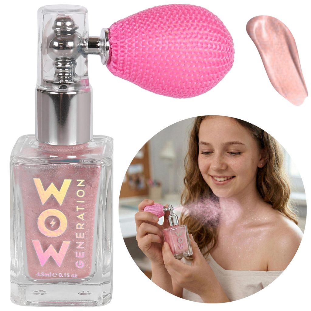 WOW Generation Aufhellendes Körperpuder-Spray, rosa Highlighter für Mädchen