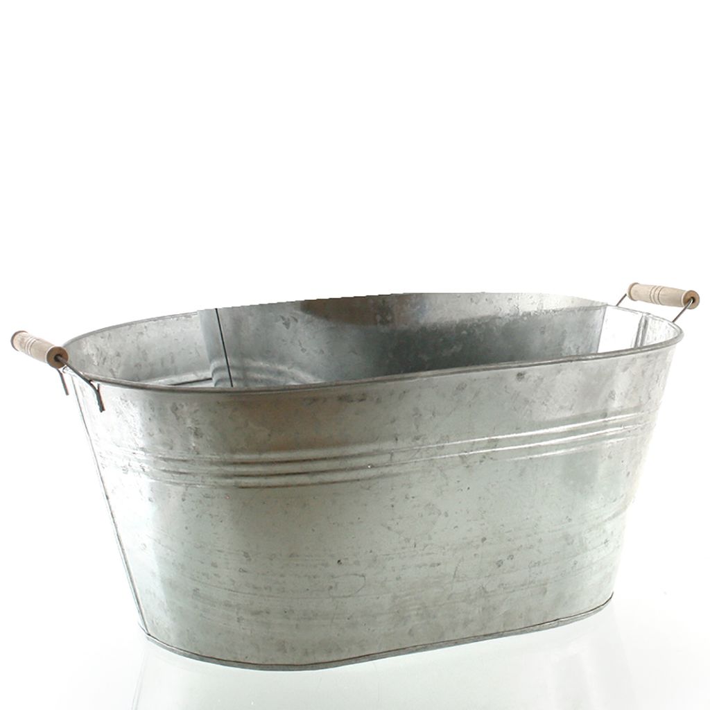 Metallwanne verzinkt mit Griffen L ca. 58,5 cm - Wanne aus Produktbild 